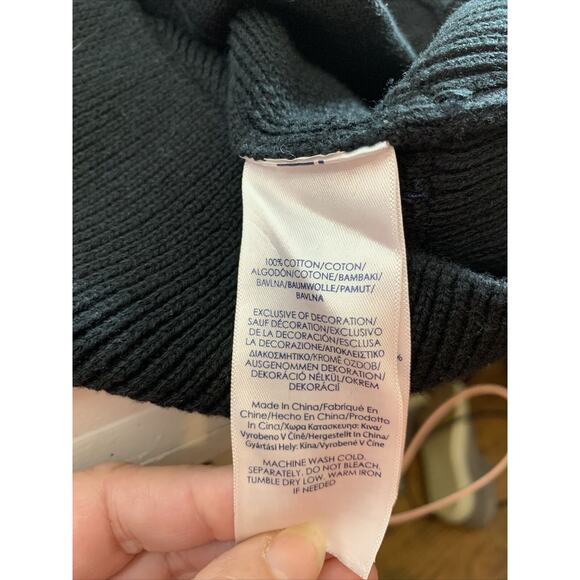 Chaps Full Zip Black Cardigan Mens Size Small Sweater - Picture 7 of 7